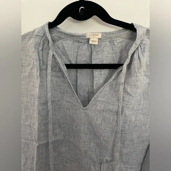 Jcrew chambray swimsuit coverup. Size small. - Picture 2 of 4